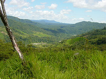 Landschaft im Nationalpark Sangay